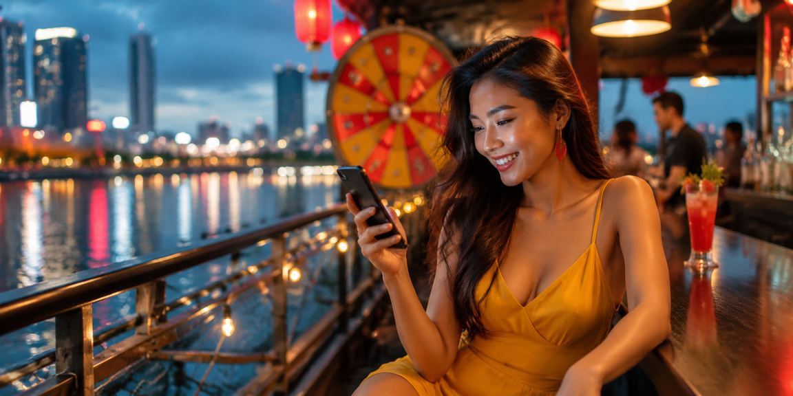 Người chơi roulette tại lễ hội TP. Hồ Chí Minh trên nền tảng 1666